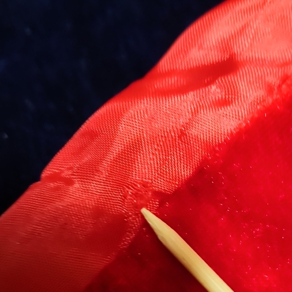 Velvet Christmas Tree Skirt 46” Snowman Wreath Stars Holiday Décor Reflective - Picture 9 of 10